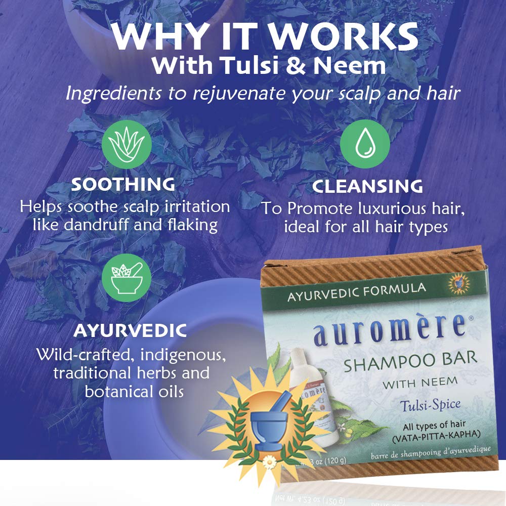 Ayurvedic Shampoo Bar, 4.85 Ounce