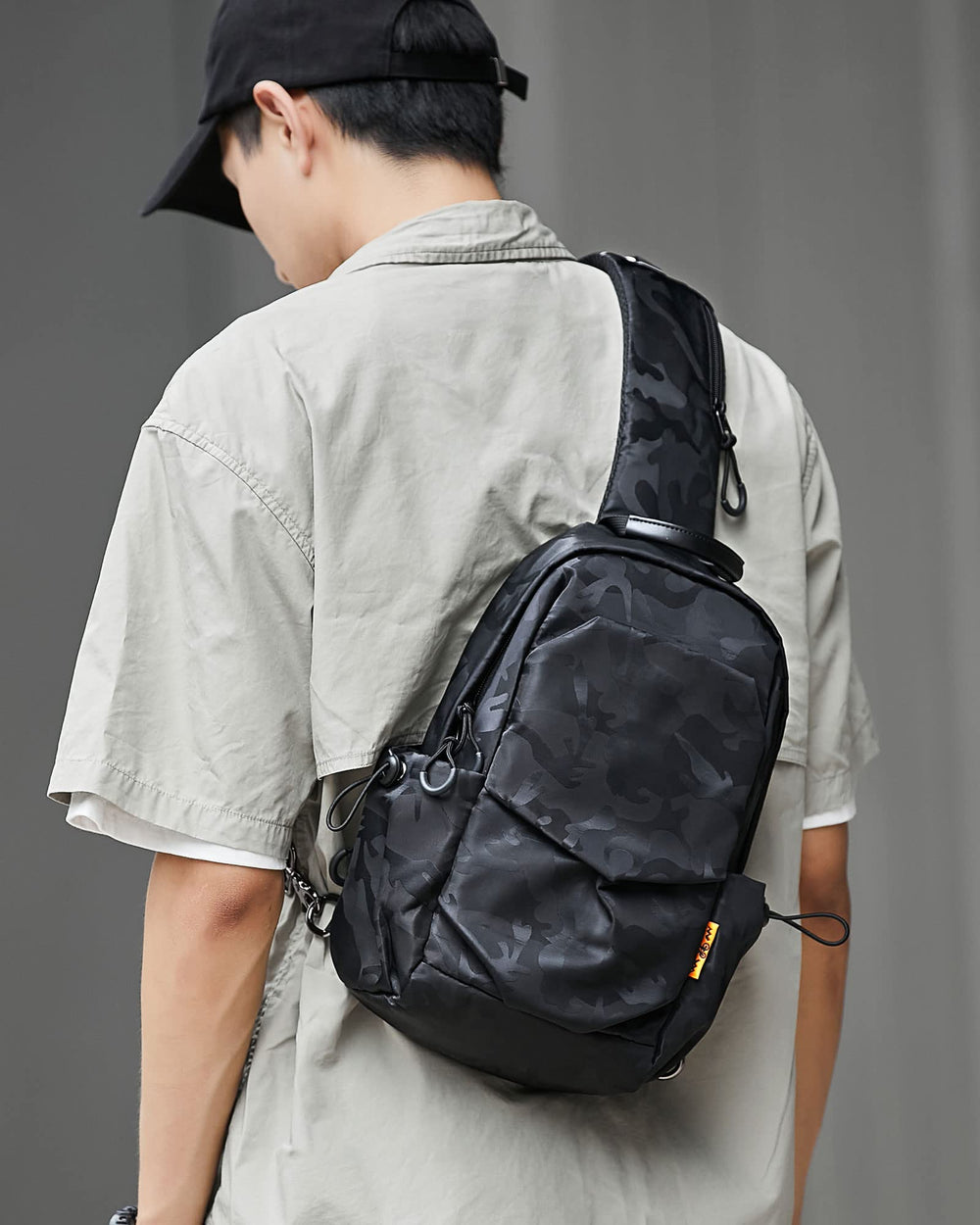 Men's Daypack Backpacks, Black, L