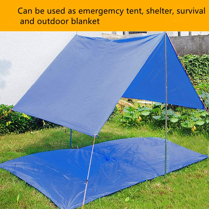 Multifuntional Poncho Raincoat with Hoods (Orange)