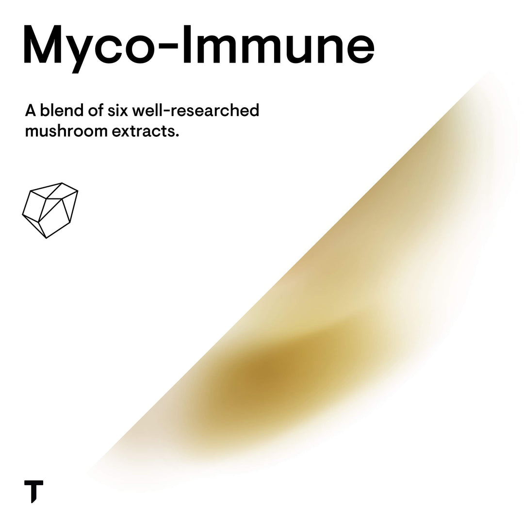 Thorne Myco-Immune - Supports Immune Function with Mushroom Extracts - Dairy-Free Supplement with Vitamins C & D - 2 Fl Oz - 30 Servings