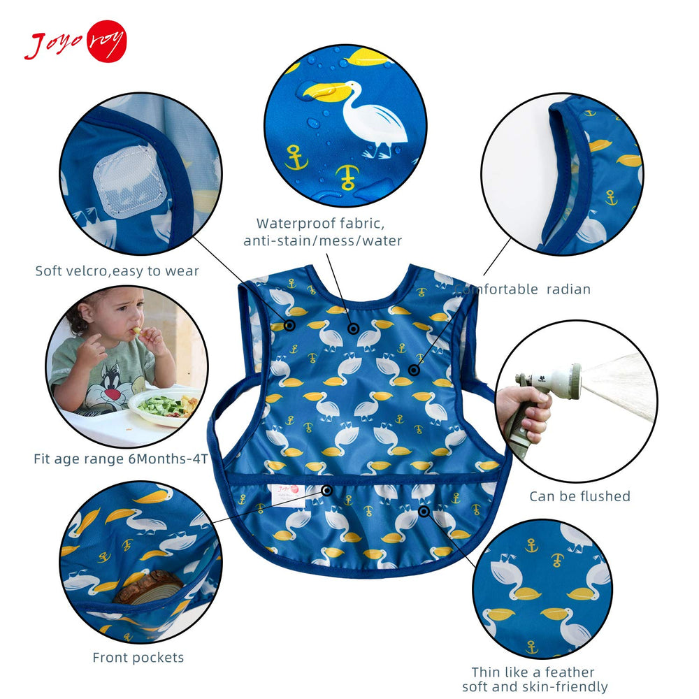 Baby Bibs/Baby Boy Bibs for Eating Waterproof Bibs Baberos Para Bebe Niño, Toddler Bibs Baby Bib Baby Smock For Eating Waterproof Bibs For Baby Boy Baby Boy Bibs 6-12 Months