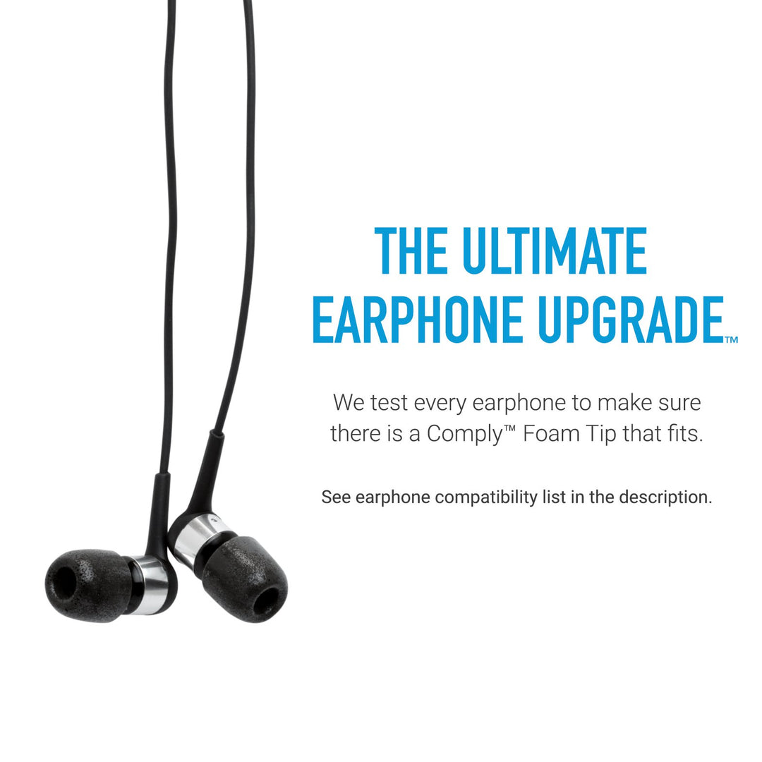 Comply Foam 200 Series Replacement Ear Tips for Bang and Olufsen, Sennheiser, Axil, MEE Audio, KZ, Bose & More | Ultimate Comfort | Unshakeable Fit|NO TechDefender | Medium, 3 Pairs