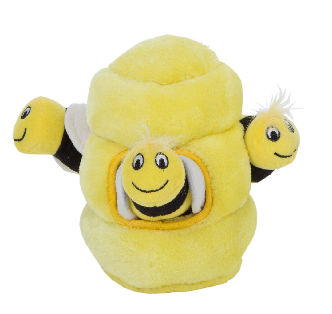 Hide A Bee Plush Dog Toy Puzzle