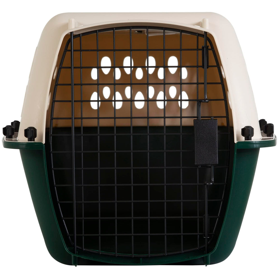 Ruffmaxx Dog Kennel Pet Carrier & Crate 24 (10-20 Lb), Outdoor and Indoor for Large, Medium, and Small Dogs - Made from Durable Recycled Material w/ 360-Degree Ventilation, Made in USA