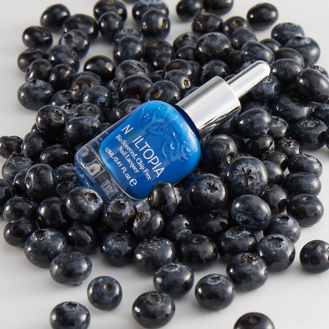 - Plant-Based Chip Free Nail Lacquer - Non Toxic, Bio-Sourced, Long-Lasting, Strengthening Polish - Slay All Day (Royal Blue) - 0.41oz