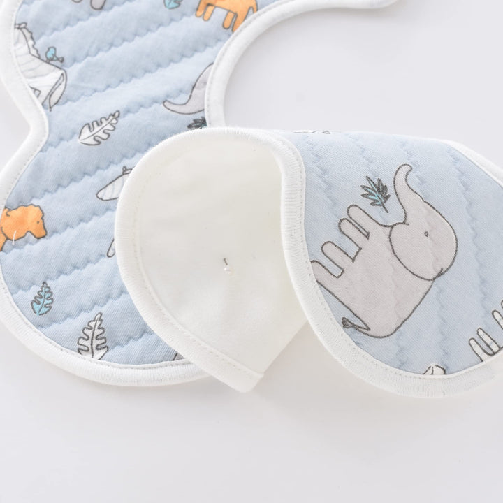 Baby bandana bibs for Eating and Drooling 3 Pack 360 Rotate Baby Feeding Bibs for Boys and Girls Soft Organic Cotton