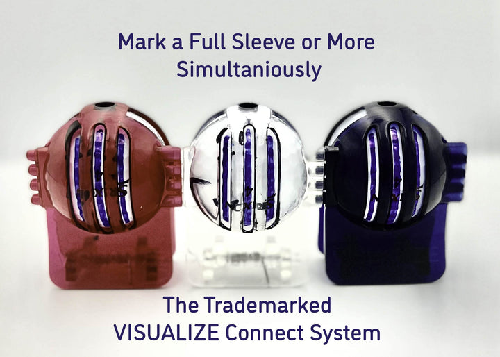Tri-Line Golf Ball Alignment Tool - Precision Marking Pens Kit for Accurate Putting & Driving