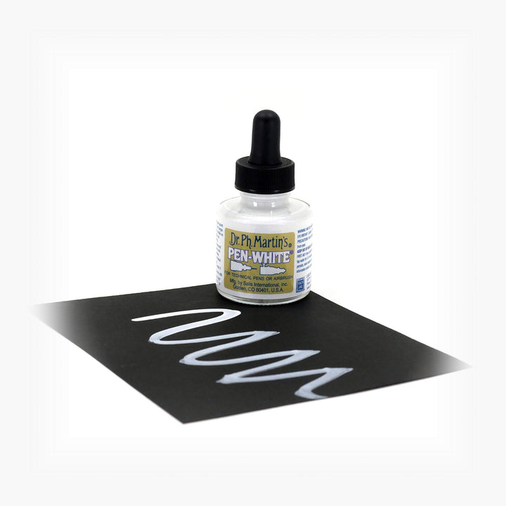 Dr. Ph. Martin's Pen-White Ink Bottle, 1 Fl Oz (Pack of 1)