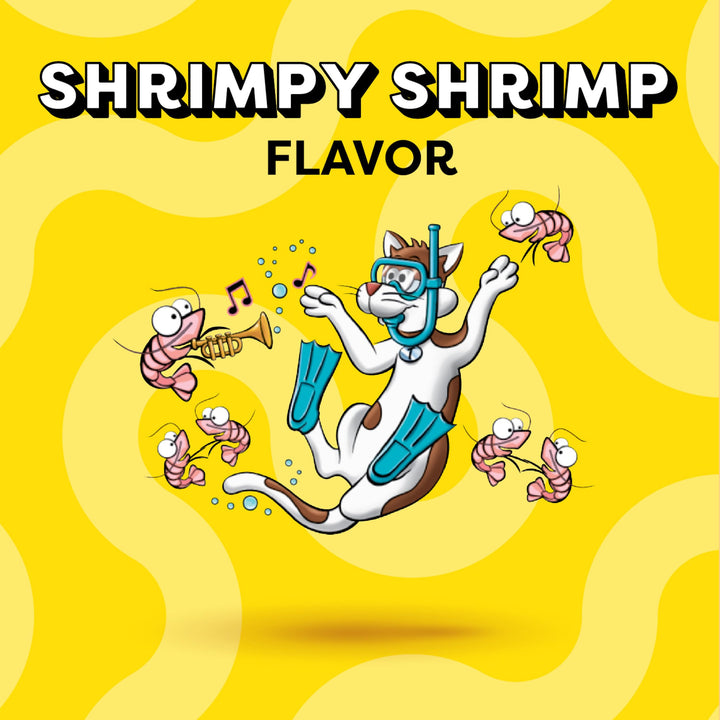 Classic Crunchy and Soft Cat Treats Shrimpy Shrimp Flavor, 6.3 oz. Pouch