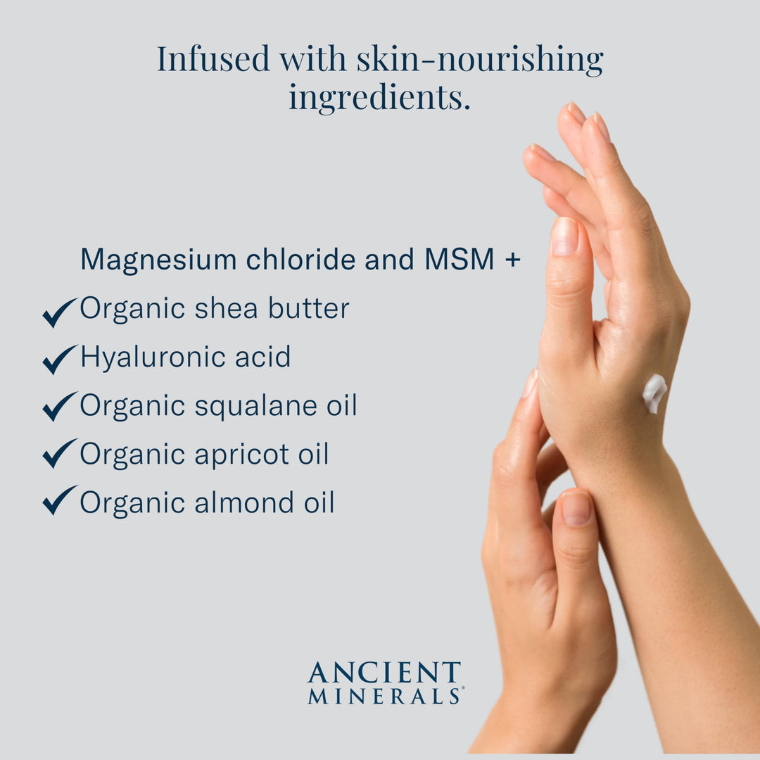 Magnesium Lotion Ultra with MSM pure genuine Zechstein magnesium lotion for topical application (5oz)