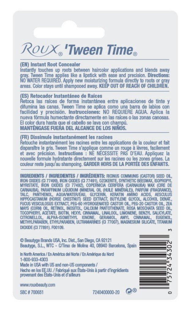 Temporary Haircolor Touch-Up Stick Dark Brown, 1 Ea (Pack Of 2)