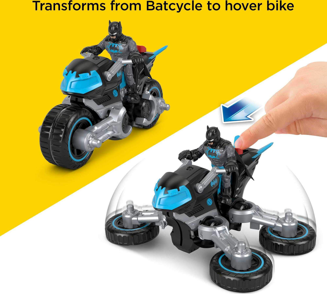 Imaginext DC Super Friends Batman Toy Bat-Tech Batcycle Vehicle & Figure Set for Preschool Pretend Play Kids Ages 3+ Years