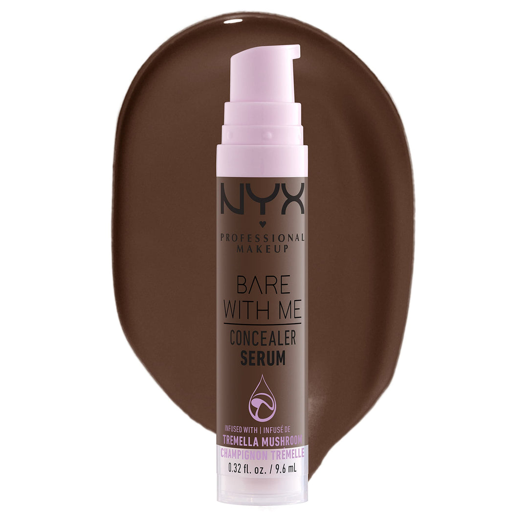 PROFESSIONAL MAKEUP Bare With Me Concealer Serum, Up To 24Hr Hydration - Deep