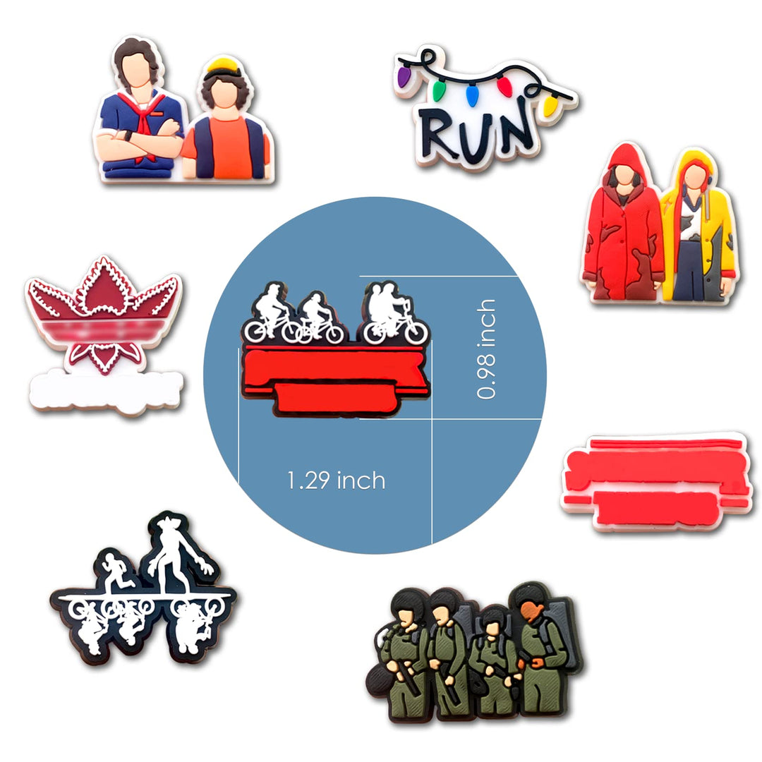 25PCS Shoe Decoration Charms for Clog Sandals, Horror Movie Shoe Accessories Charms for Adults