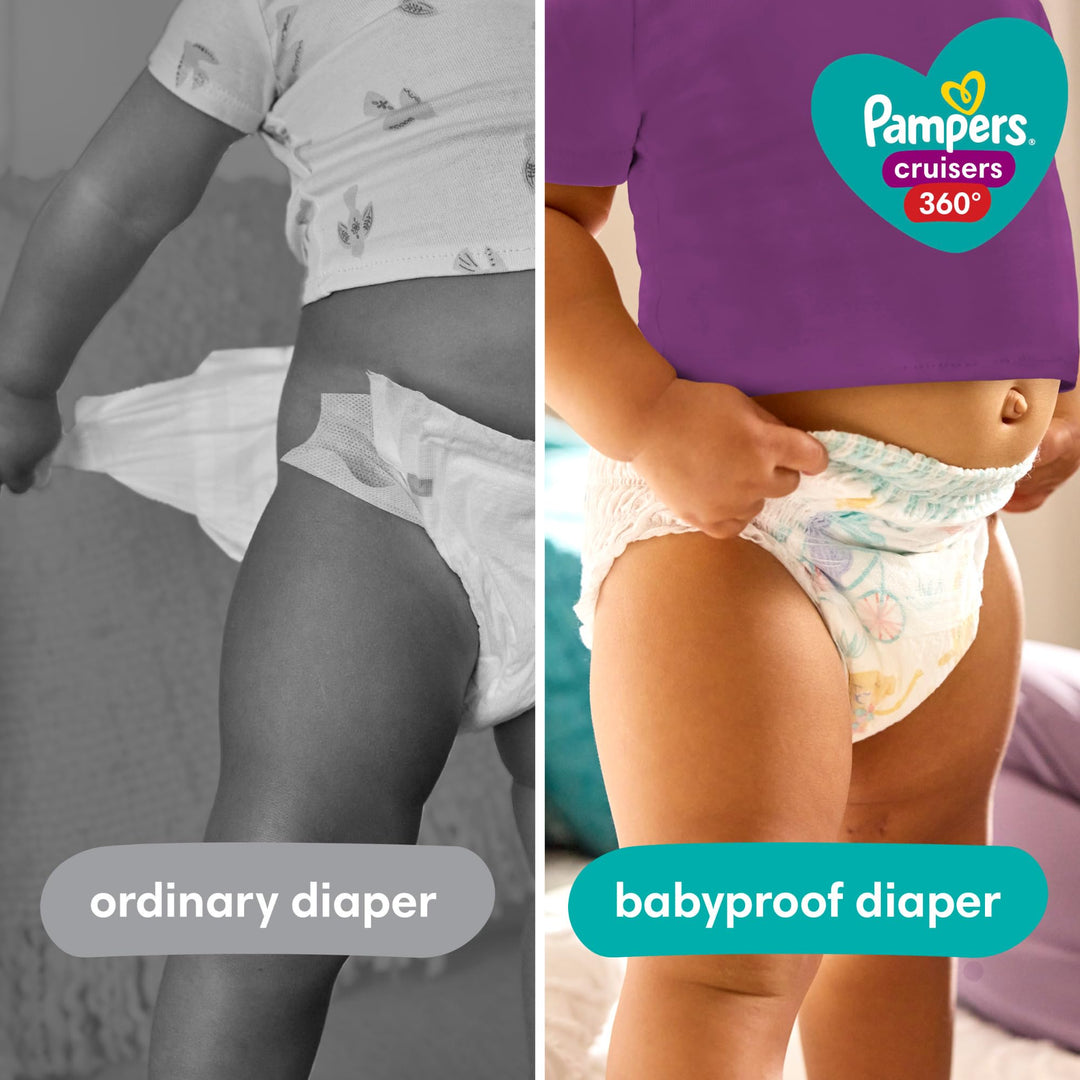 Cruisers 360 Diapers - Size 7, One Month Supply (88 Count), Pull-On Disposable Baby Diapers, Gap-Free Fit