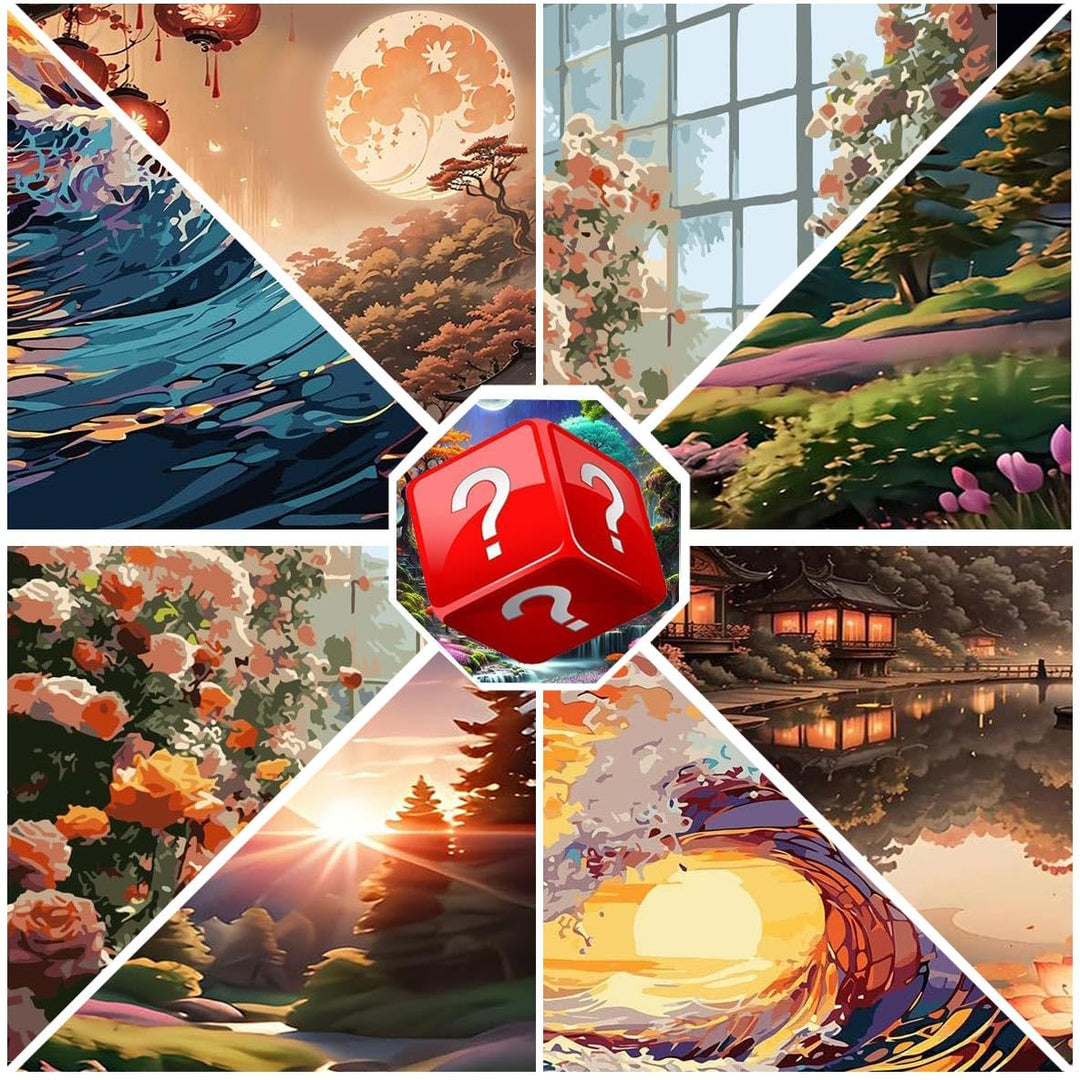 DIY Diamond Painting Kits for Adults Kids, 6 Pack 5D Diamond Art Painting Kit for Kids Beginners Paint with Diamonds Cute Animals,Full Drill Diamond Children's Home Decor 9.8x13.7inch