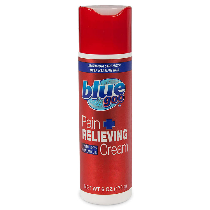 Blue Goo - Deep Heating Pain Relief Cream With Pure Emu Oil 6 Oz. 110817