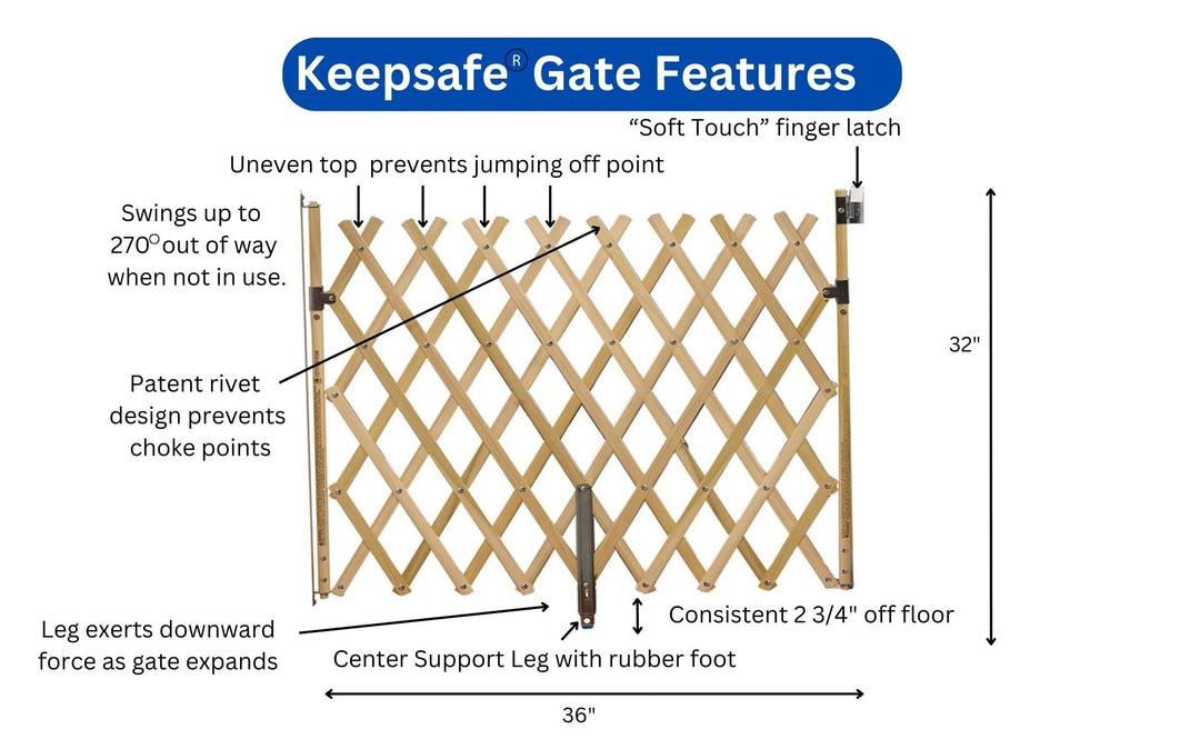 Keepsafe Expansion Gate, 60 Inches