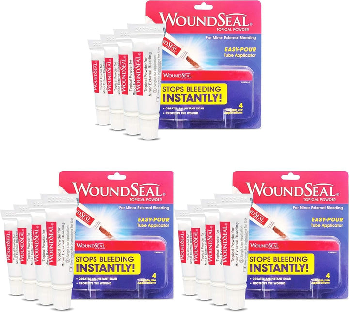 WoundSeal Powder 4 ea Pack of 3 AD