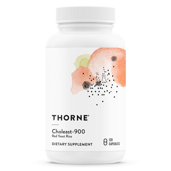 Choleast-900-900mg Red Yeast Rice Extract - Gluten-Free Supplement Supports Healthy Cholesterol Levels Already in a Normal Range, Heart & Blood Pressure* - 120 Capsules