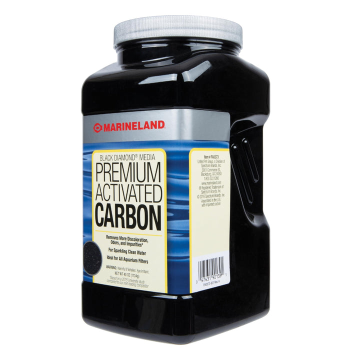 Marineland Black Diamond Premium Activated Carbon, Filter Media For Aquariums, 40 Ounces