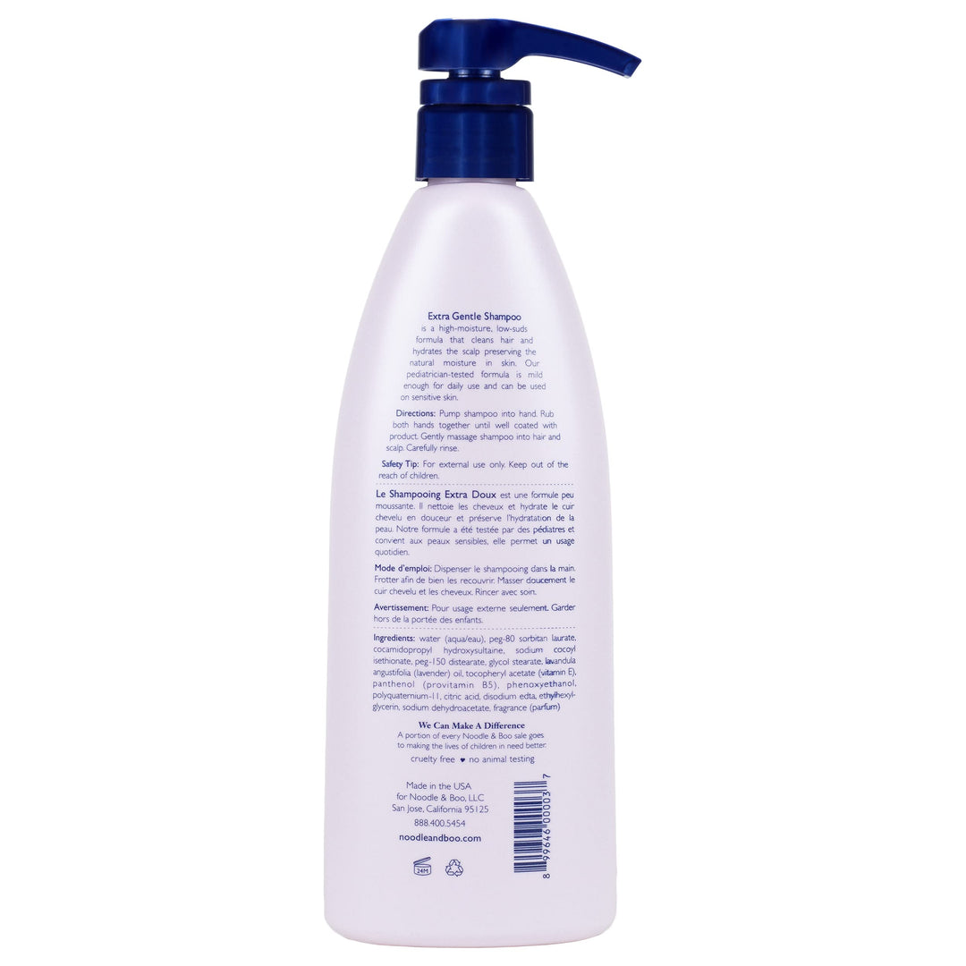 Noodle & Boo Lavender Extra Gentle Newborn and Baby Shampoo for Sensitive Skin, 16 fl. oz.