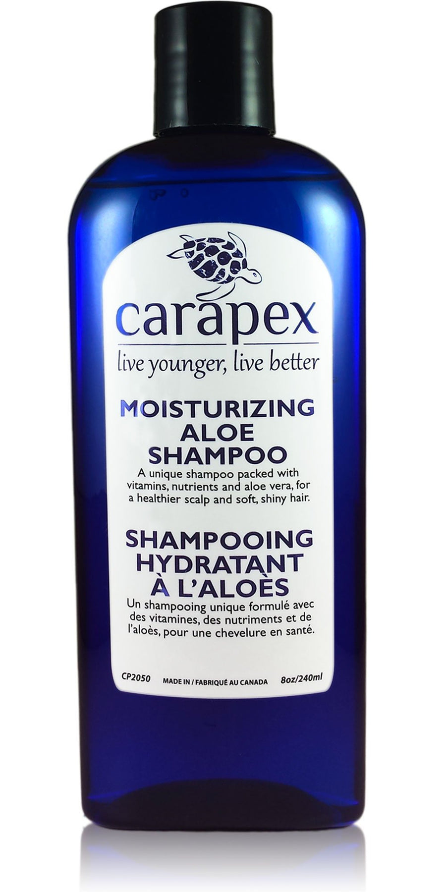 Moisturizing Aloe Shampoo | for Dry Hair & Scalp, Repairs & Adds Volume and Shine | Safe for Color Treated, Damaged & Thinning Hair, Reduces Dandruff | Paraben Free, Fragrance Free 8oz
