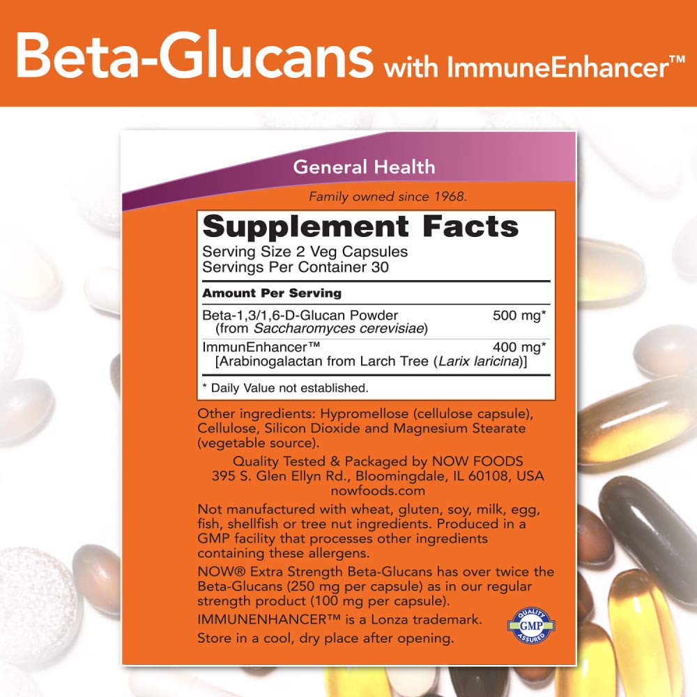 Beta-Glucans with ImmunEnhancerâ„¢ 60 VegiCaps (Pack of 2)
