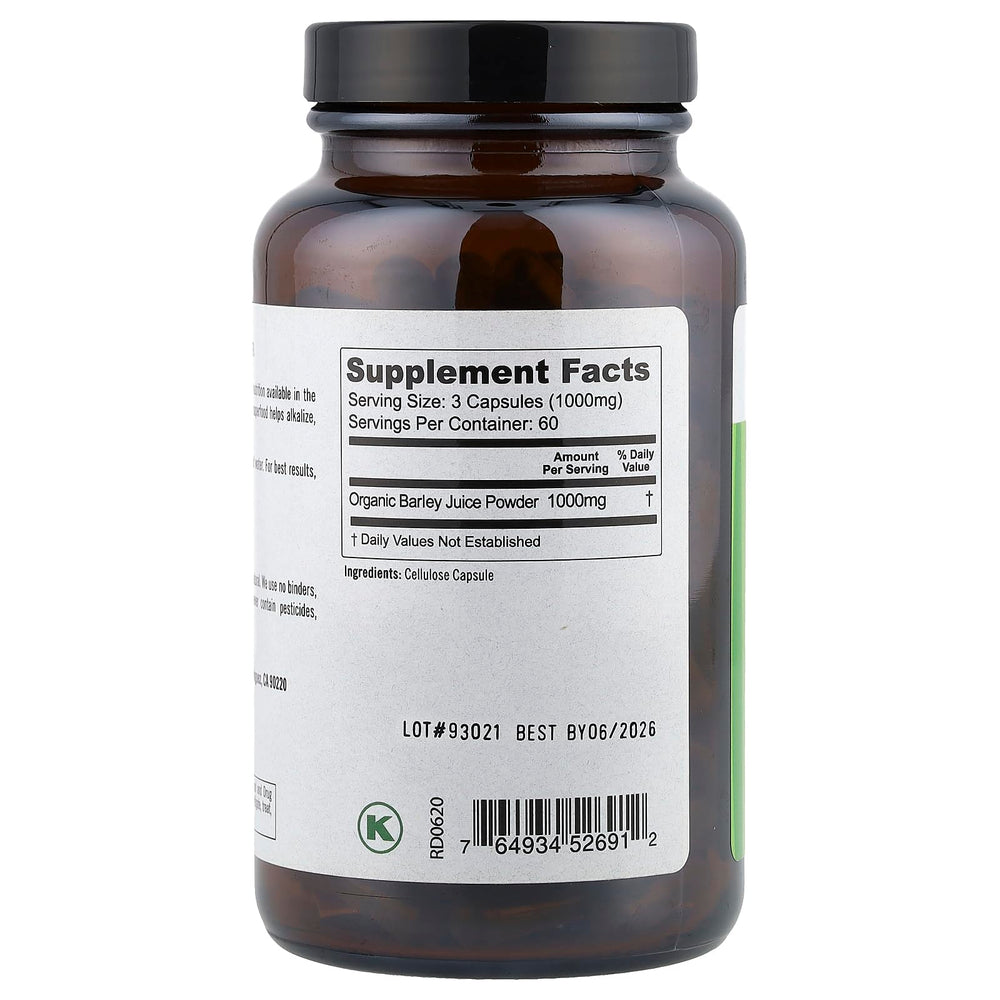 Pure Planet Just Barley, 180 Count