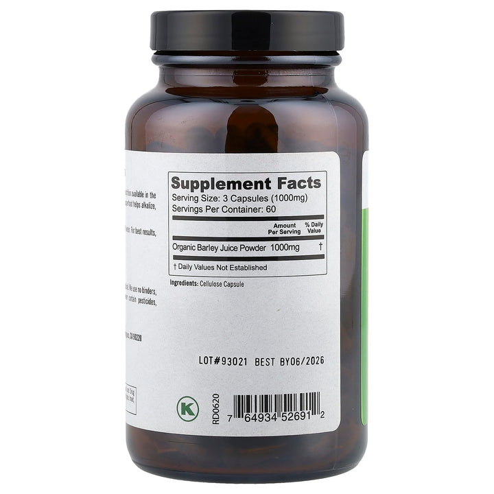 Pure Planet Just Barley, 180 Count