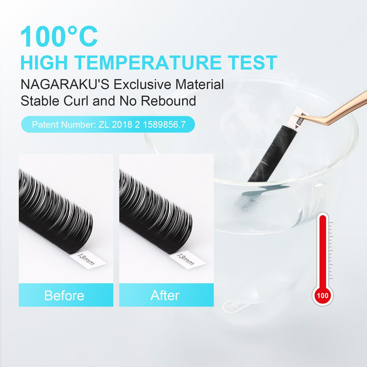 Ellipse Eyelash Extensions Flat Split Tips Individual Lash 0.15mm D curl 9mm Matte Black Faux Mink Classic Lash Supplies