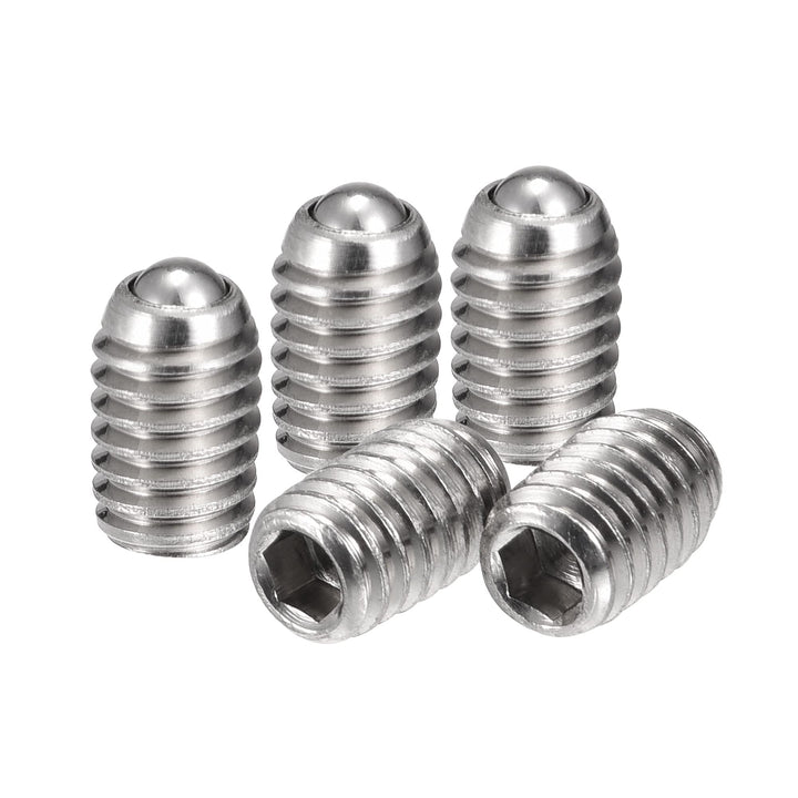 Ball Point Set Screws, M4 x 6mm 304 Stainless Steel Metric Spring Hex Socket Screw 20pcs