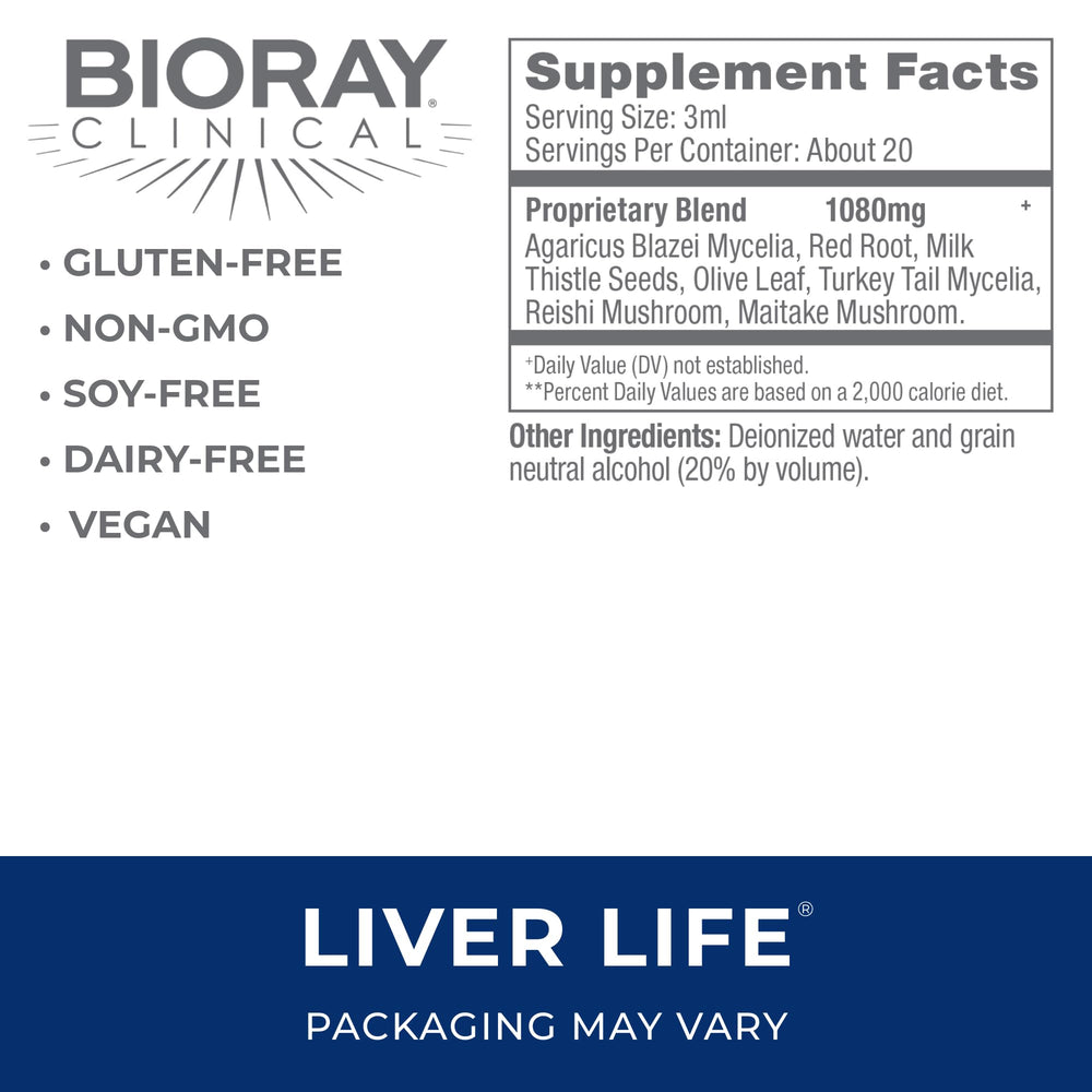 Clinical Liver Life - 2 fl oz - Strengthens Liver Structure & Function - Non-GMO, Vegetarian, Gluten Free