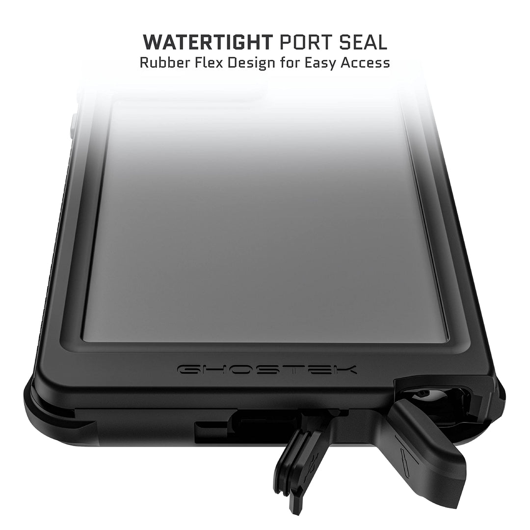NAUTICAL S22 Ultra Waterproof Case with Screen Camera Protector, Belt Clip Holster Heavy Duty Protective Full Body Phone Covers Designed for 2022 Samsung Galaxy S22 Ultra 5G (6.8 inch) (Clear)