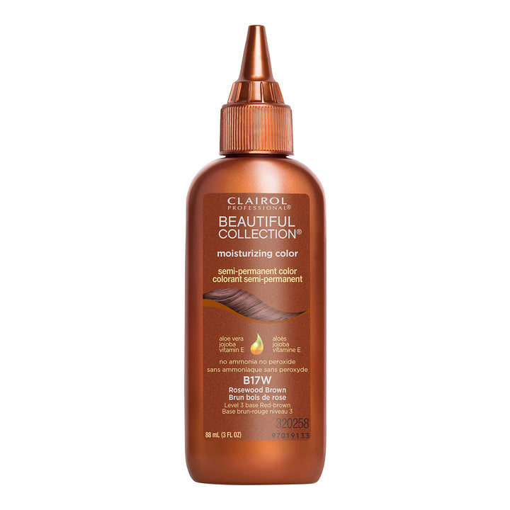 Beautiful Collection Hair Color, 17w Rosewood Brown, 3 oz