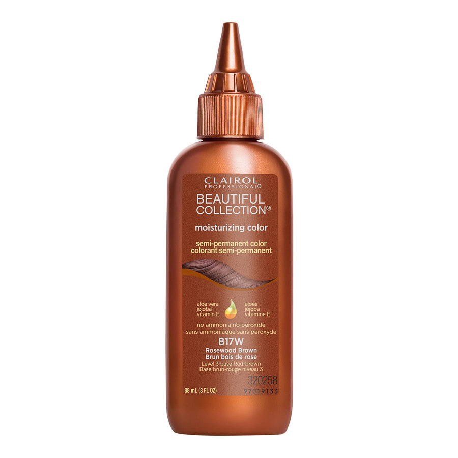 Beautiful Collection Hair Color, 17w Rosewood Brown, 3 oz