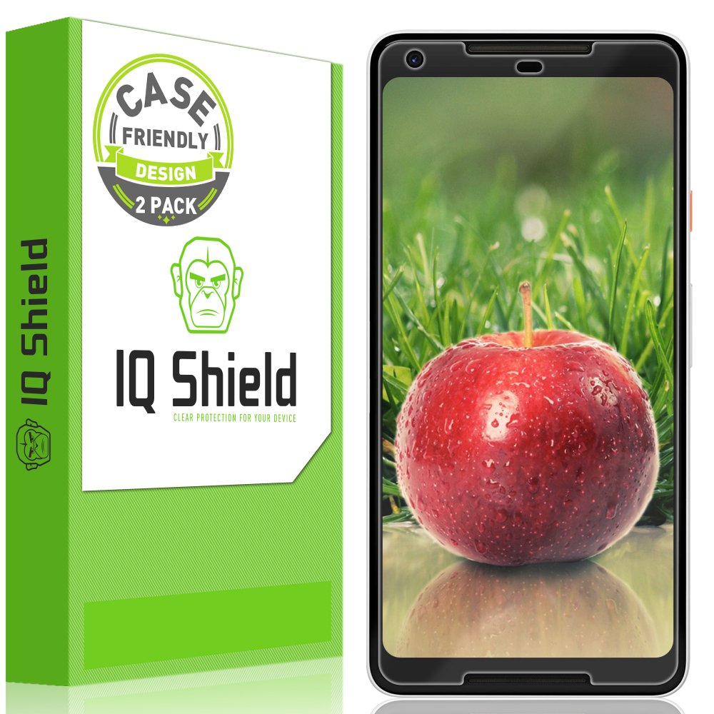 Screen Protector Compatible with Google Pixel 2 XL (2-Pack)(Case Friendly)(Not Glass) Anti-Bubble Clear TPU Film