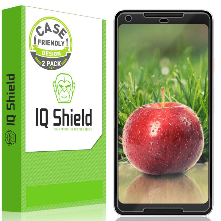 Screen Protector Compatible with Google Pixel 2 XL (2-Pack)(Case Friendly)(Not Glass) Anti-Bubble Clear TPU Film