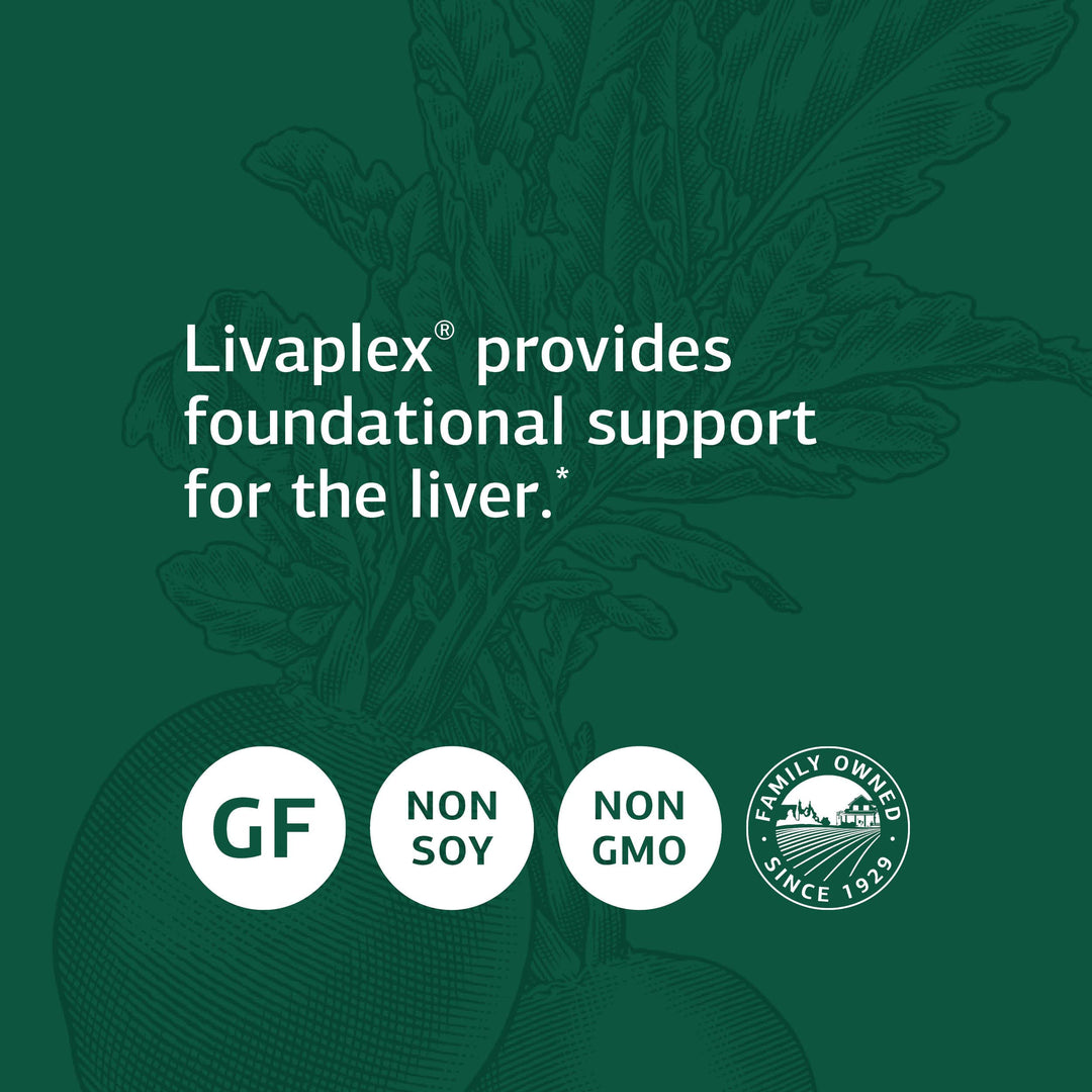 Livaplex - Whole Food Bowel, Digestion and Digestive Health, Liver Health and Gallbladder Support with Spanish Black Radish, Betaine Hydrochloride, and Organic Carrot - 90 Capsules