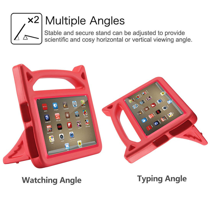 All-New Fire 7 2019 Case,Fire 7 Tablet Case, Kids Shock Proof Protective Cover Case for Amazon Fire 7 Tablets (Compatible with 5th Generation 2015/7th Generation 2017/9th Generation 2019) (Rose)