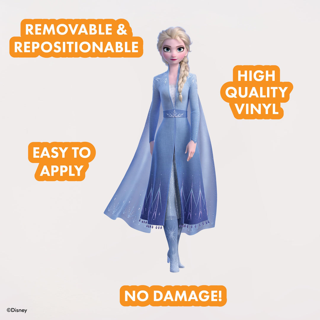 Wall Palz Disney Frozen 2 Wall Decals - 33 Elsa Frozen Wall Stickers with 3D Augmented Reality Interaction - Frozen Wall Decor for Bedroom