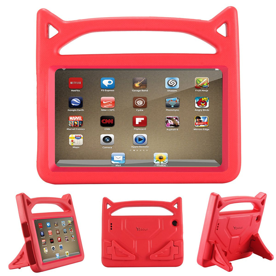 All-New Fire 7 2019 Case,Fire 7 Tablet Case, Kids Shock Proof Protective Cover Case for Amazon Fire 7 Tablets (Compatible with 5th Generation 2015/7th Generation 2017/9th Generation 2019) (Rose)