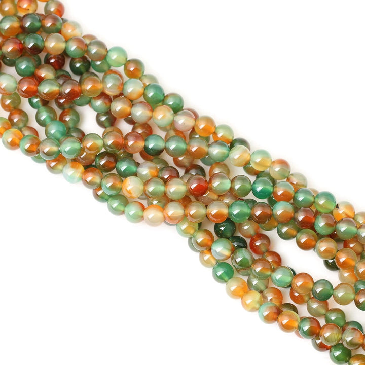 35pcs 10mm Natural Peacock Agate Beads Round Loose Gemstone Beads for Jewelry Making DIY Bracelet Necklace