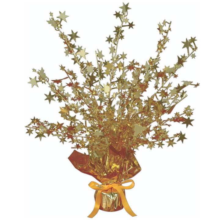 50806-GD Star Gleam 'N Burst Centerpiece, 15-Inch