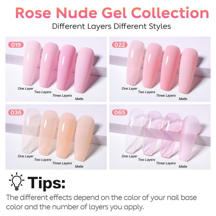 SET4-17 : Soak Off UV LED Gel Nail Polish Multicolor/Mix Color/Combo Color Set Of 4pcs X 10ml - Kit Set 17