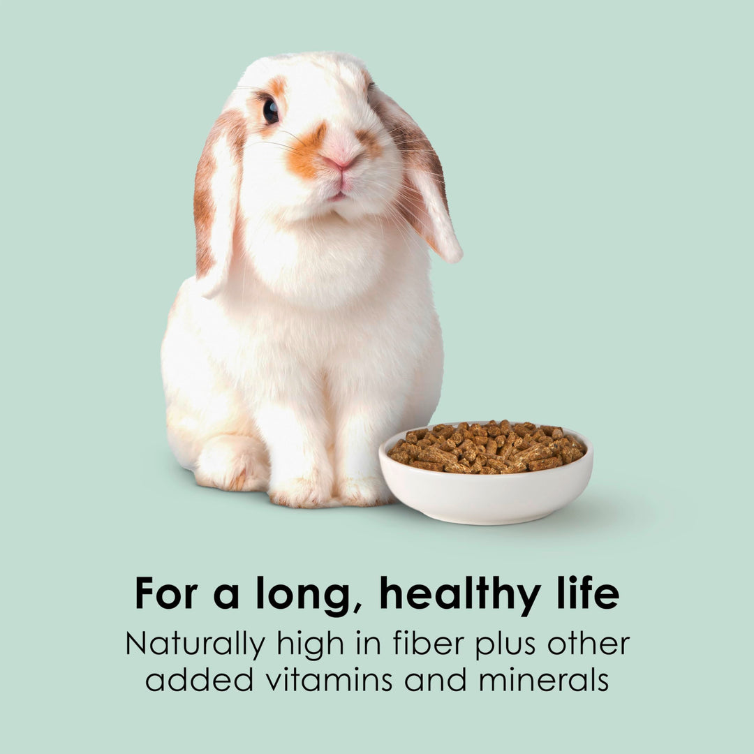 Timothy Complete Rabbit Food, Made with Timothy Hay, High in Fiber, Supports Dental Health and Digestion, 4.5 pounds