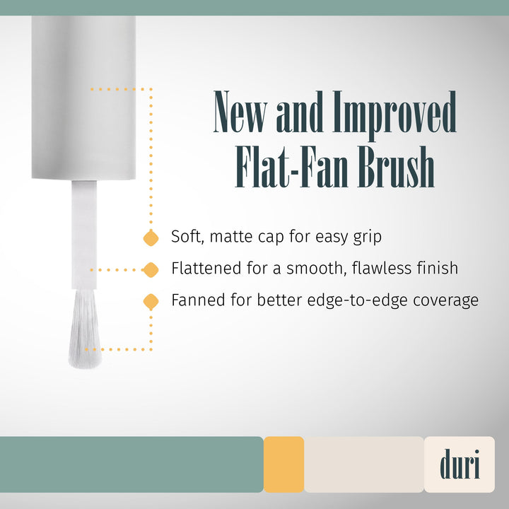 duri Nail Polish, 647N, The O.C. Orange, Neon Orange, Matte Finish,0.5 Fl Oz