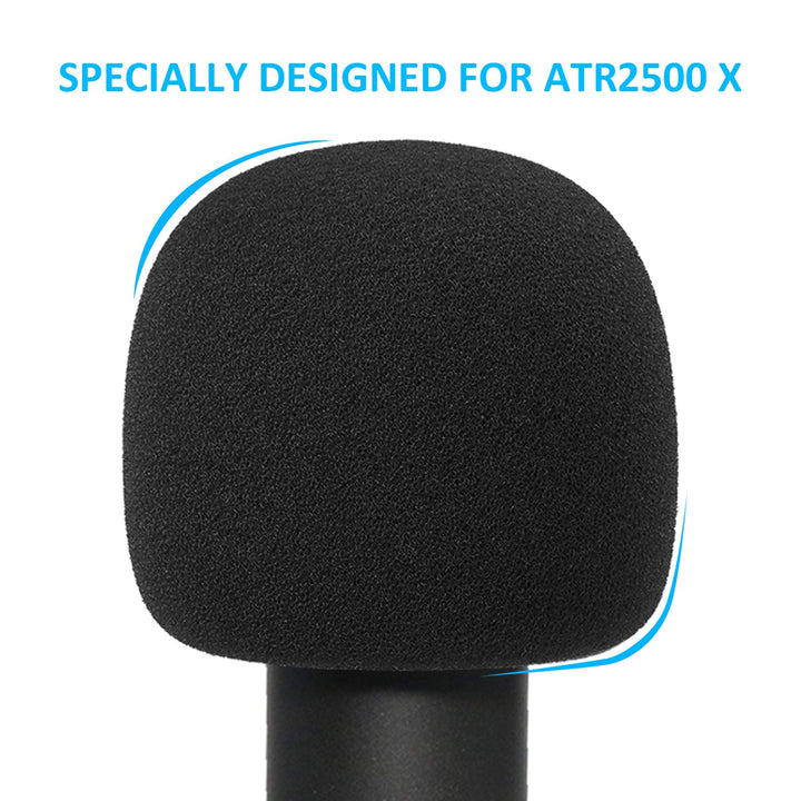 SM57 Pop Filter Foam Cover - Mic Windscreen Wind Cover Customized Compatible with Shure SM-57 Microphone to Blocks Out Plosives (2 PCS)