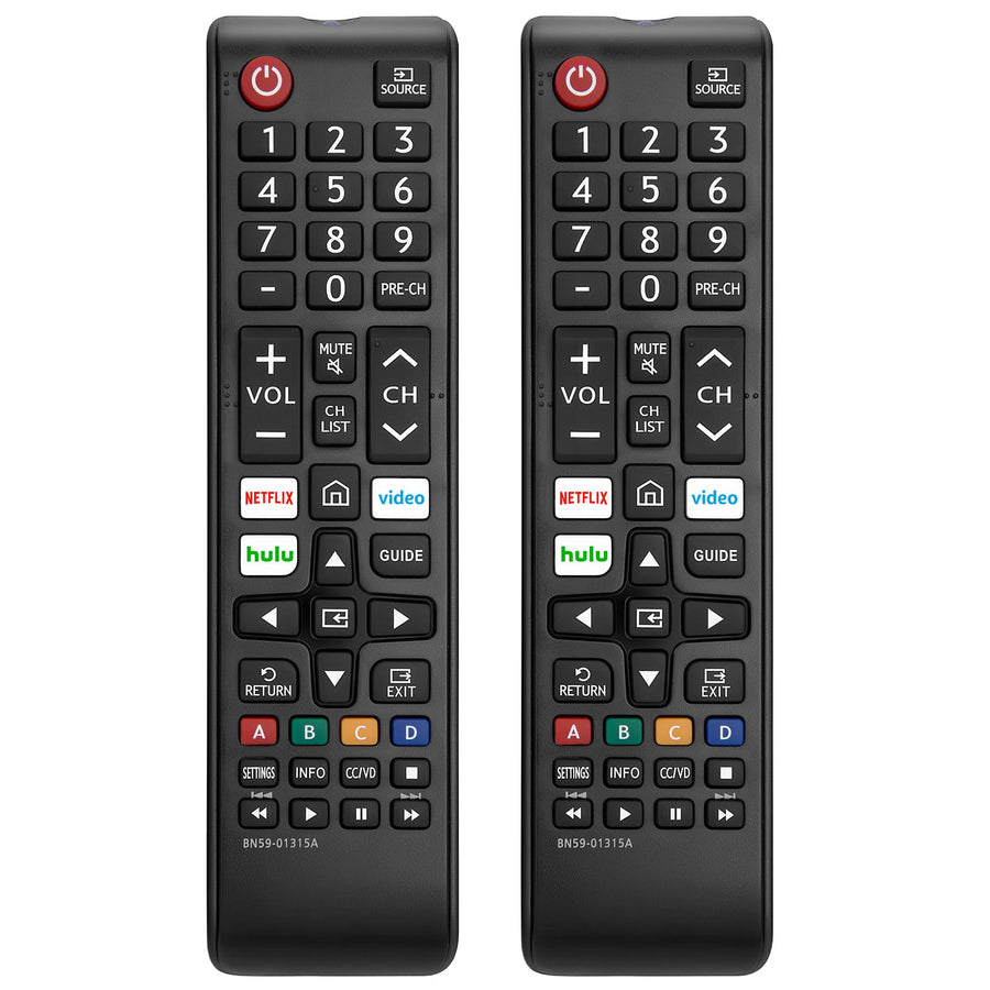 Pack of 2 New Universal Remote for All Samsung TV Remote, Replacement Compatible for All Samsung Smart TV, LED, LCD, HDTV, 3D, Series TV