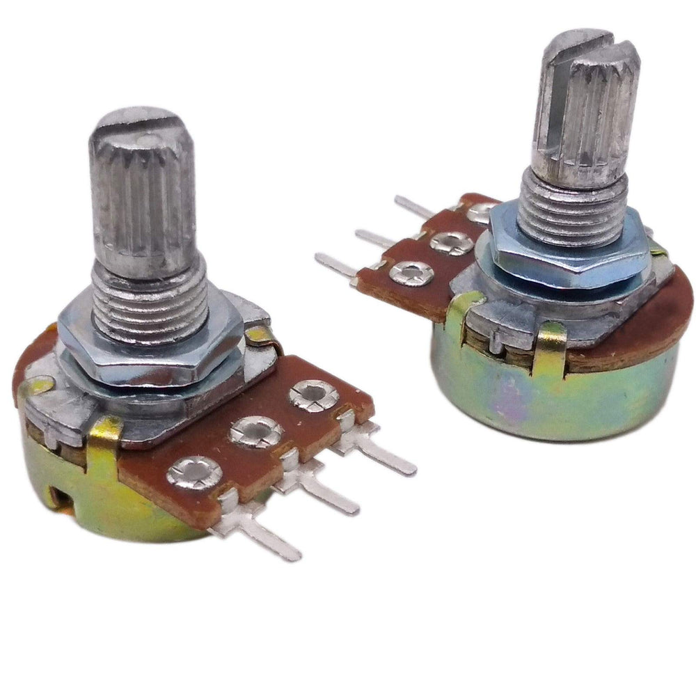 5pcs 2M ohm Linear Taper Rotary Potentiometer Panel Pot B2M 15mm